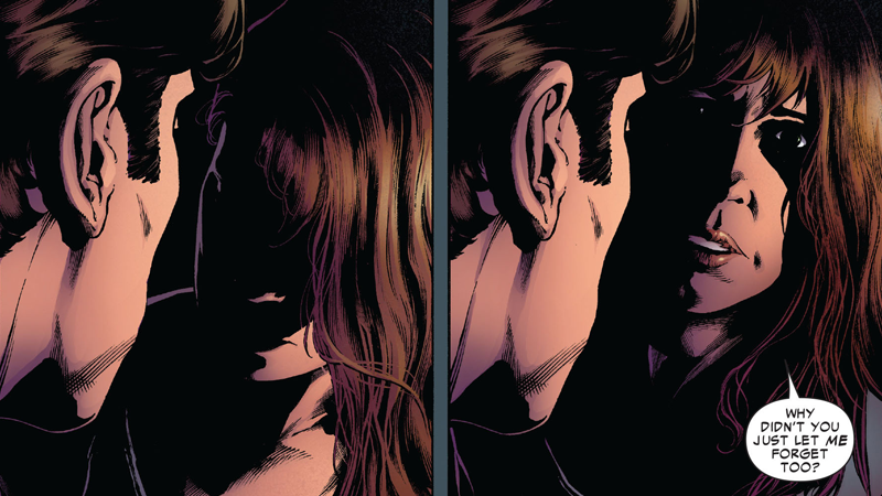 Mary Jane needles Peter with a devastating question in Amazing Spider-Man #641.